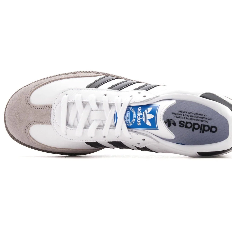 'White adidas Samba Gum' OG Black 0613